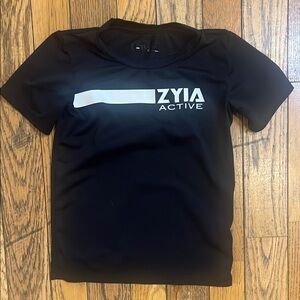 ZYIA Active Black T-Shirt